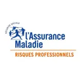 Logo de l'Assurance Maladie avec texte Sécurité Sociale et Risques Professionnels.